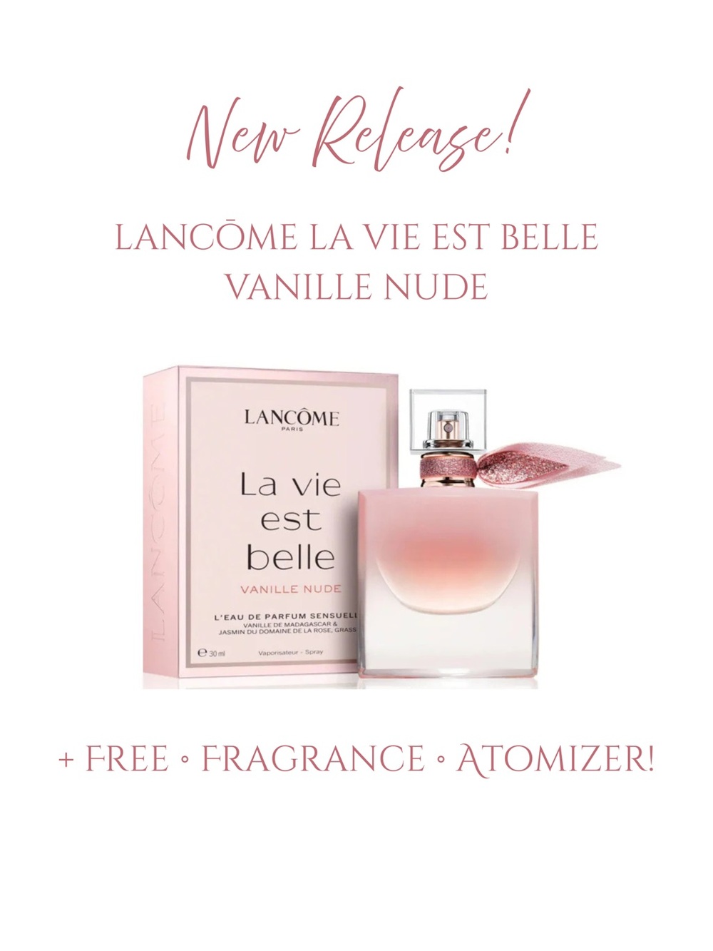LANCOME La Vie Est Belle Vanille Nude Eau de Parfum - .14 fl oz NIB